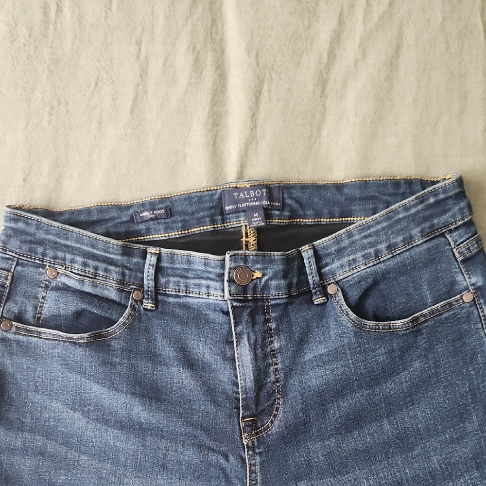 Talbots Women's Boot Cut Jeans - Blue